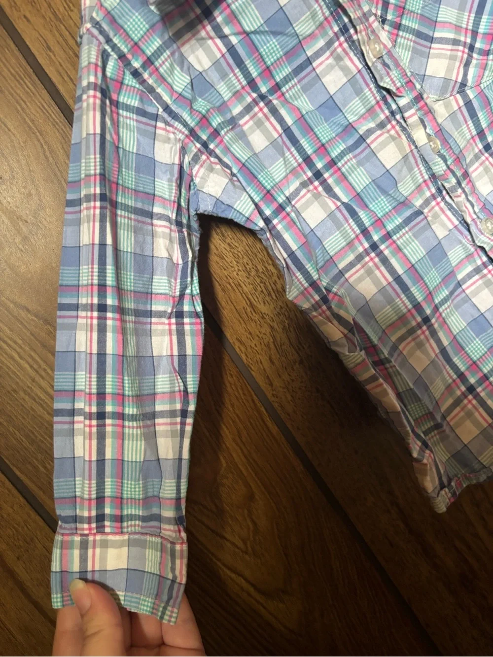 The Children’s Place Plaid Button-Up Shirt | Toddler Boys 2T